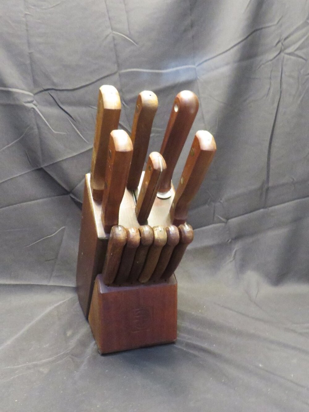 VTG Tramontina INOX-Stainless-Brasil 13 Piece Block Knife Set